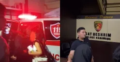Korban dan tim medis dalam aksi demo tolak UU TNI di Karawang