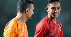 Momen Rizky Ridho mengikut sesi latihan Persija Jakarta di Jakarta International Stadium, Rabu, 26 Maret 2025. (Sumber: X/@Persija_Jkt)