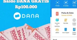 Manfaatkan fitur ini untuk klaim Saldo DANA Gratis Rp100.000.  (Sumber: Poskota/Syania Nurul Lita Baikuni)