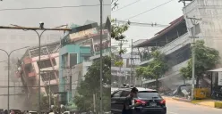 Dampak gempa bumi di Myanmar dan Thailand (Sumber: X/@WeatherMonitors)