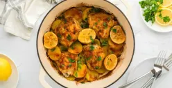 Resep ayam lemon bawang yang tinggi protein dan sehat (Sumber: Pinterest/grandbabycakes)