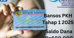 Subsidi bansos PKH tahap 1 2025 Rp1.125.000 bisa dicairkan NIK e-KTP atas nama Anda lewat Rekening BRI sebelum hangus. (Sumber: Poskota/Gabriel Omar Batistuta)