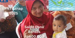 NIK e-KTP kamu telah tercatat menerima saldo dana bansos Rp600.000 dari subsidi BPNT tahap 1 2025 via Rekening BRI. (Sumber: Poskota/Gabriel Omar Batistuta)