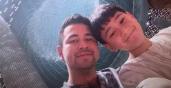 Momen Raffi Ahmad dan keluarga melaksanakan itikaf di Masjid Istiqlal (Sumber: Instagram/raffinagita1717)