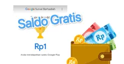 Klaim saldo gratis Rp13.000 dari aplikasi penghasil uang. (Google Isi Survei)