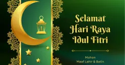 Hari kemenangan tiba! Mari rayakan dengan hati yang bersih dan saling memaafkan. (Sumber: Pinterest)