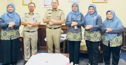 BPJS Kesehatan KC Jakpus bertemu dengan Wali Kota Jakarta Pusat, Arifin.