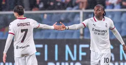 Rafael Leao menunjukkan kualitasnya sebagai pemain kunci dengan terlibat dalam dua gol penting yang memastikan kemenangan AC Milan atas Genoa. (Sumber: Instagram/@acmilan)