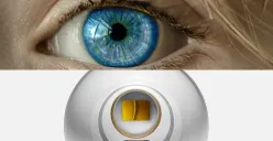 Ilustrasi perangkat orb yang digunakan World App untuk lakukan scan iris mata. (Sumber: Poskota/Dzikri)