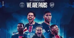 Jadwal live streaming PSG vs Arsenal di babak semifinal Liga Champions 2024/2025 (Sumber: Instagram @psg)