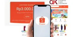 Cuma modal akun Shopee sudah bisa cairkan uang Rp1.000.000 dengan syarat mudah, pinjol legal berizin OJK pakai Shopee Pinjam. (Sumber: Poskota/Faiz)