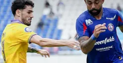 Arema FC menelan kekalahan pertama di Stadion Kanjuruhan musim ini, saat menjamu Persik Kediri dalam lanjutan pekan 32 Liga 1 2024-2025. (Foto: Instagram/@aremafcofficial)