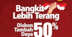 Diskon tambah daya listrik 50 persen dari PLN. (Sumber: Instagram@pln_id)