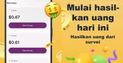 Kumpulkan uang gratis dari mengisi survei. (Sumber: Play Store)
