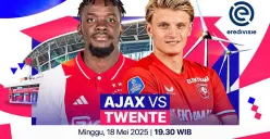 Link live streaming Ajax vs FC Twente. (Sumber: Vidio)