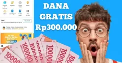 Tampilan fitur DANA Kaget di aplikasi DANA yang memungkinkan pengguna saling berbagi saldo digital secara instan dan aman. (Sumber: Poskota/Syania Nurul Lita Baikuni)