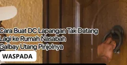 Cara buat DC pinjol tidak datang lagi ke rumah nasabah. (Canva)