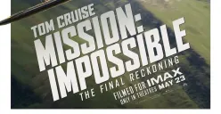 Jadwal tayang Mission Impossible di bioskop Indonesia (Sumber: Instagram @mission impossible)