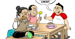 Obrolan Warteg: Urusan Politik Ada Waktunya (Sumber: Poskota/Arif Setiadi)