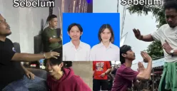 Dalam unggahan terpisah, Yono membagikan potongan konten di mana Mamat Alkatiri tampak duduk di kursi sambil meletakkan tangan di atas kepala Yono.