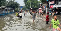 Ilustrasi, banjir menggenangi Jalan Kebon Raya, Kebon Jeruk, Jakarta Barat, Rabu, 21 Mei 2025. (Sumber: Poskota/Pandi Ramedhan)