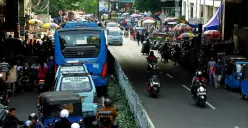 Kamera pengawas di Tanah Abang, Jakarta Pusat. (Sumber: Dok. Kominfotik Dishub DKI Jakarta)