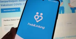 Situs PeduliLindungi diretas dan berubah menjadi judi online. (Sumber: Website/dispendukcapil.bangkalankab)