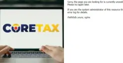 Gangguan sistem Coretax Direktorat Jenderal Pajak (DJP) error. (Sumber: Dok/Coretax)