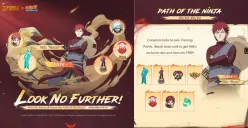 Gaara, Kazekage termuda Sunagakure, ini jawaban kuis Akademi Ninja MLBB x Naruto. (Sumber: MobileLegendsOL)