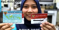 NIK e-KTP dan nama Anda divalidasi pemerintah menerima bansos Rp2.400.000 dari BPNT 2025 cair per tahun via Rekening KKS. (Sumber: Poskota/Gabriel Omar Batistuta)