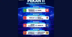 Jadwal BRI Super League Hari Ini Senin 3 November 2025, Ada Semen Padang vs Arema FC (Sumber: Instagram/sports.indosiar/Edited Muhammad Ibrahim)