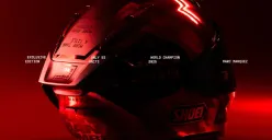 Helm Shoei edisi khusus untuk perayaan gelar juara dunia Marc Marquez bakal dijual terbatas. (Sumber: Instagram/ @weare93)