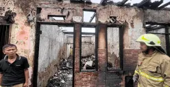 Kebakaran lahap puluhan rumah tinggal di Kecamatan Tambora, Jakarta Barat, Selasa, 11 November 2025. (Sumber: Damkar Jakbar)