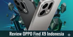 Desain premium OPPO Find X9 tampak elegan dalam varian Titanium Grey, modul kamera kotak dengan dua lingkaran besar dan satu kecil memberikan karakter tersendiri. (Sumber: Dok/Gemini AI)