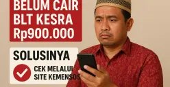 Ilustrasi penyebab BLT Kesra belum cair. (Sumber: Poskota/ChatGPT)