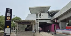 Stasiun LRT Velodrome, Jalan Velodrome, Jati, Pulo Gadung, Jakarta Timur. (Sumber: Dok. Istimewa)