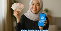 Cara klaim saldo DANA gratis dari link DANA Kaget untuk dapat uang tambahan. (Sumber: Gemini AI)