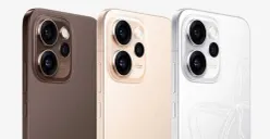 Baca spesifikasi lengkap Oppo Reno15: Layar 6.32" AMOLED 120Hz, Mediatek Dimensity 8450, RAM hingga 16GB, penyimpanan 1TB, kamera triple 200 MP, dan Android 16. (Sumber: Oppo.con)