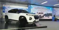 Suzuki Indonesia resmi memulai ekspor perdana Fronx dan Satria dari pabrik Cikarang. (Sumber: Dok Suzuki Indonesia)