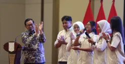Gubernur DKI Jakarta, Pramono Anung, mengukuhkan 1.005 Pelajar Duta Ketentraman dan Ketertiban Umum (Prabu). (Sumber: Istimewa)