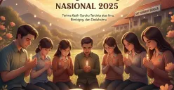 Contoh doa ucapan saat upacara peringatan Hari Guru Nasional 2025 (Sumber: Google Gemini AI)