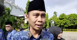 Kepala DBMSDA Kota Bekasi, Idi Susanto, sebut realisasi pengerjaan proyek infrastruktur di Kota Bekasi hingga November 2025 baru mencapai 48 persen. . (Sumber: POSKOTA | Foto: Nurpini Aulia Rapika)