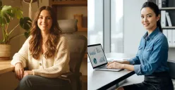 Ilustrasi foto outfit kantor buatan Gemini AI. (Sumber: Poskota/ Gemini AI)