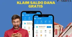 Pembagian saldo DANA gratis senilai Rp115.000 bisa diklaim langsung ke dompet elektronik bagi nomor HP yang terpilih hari ini.(Sumber: Poskota/Mutia Dheza Cantika)