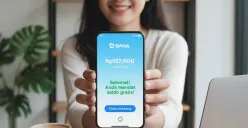 Ilustrasi cara mendapat saldo DANA gratis. (Sumber: Poskota/Gemini AI Generated)