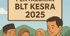 Ilustrasi penyaluran BLT Kesejahteraan Rakyat 2025. (Sumber: Poskota/AI Generated)