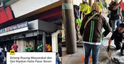 Viral Video Gotong Royong Masyarakat dan Ojol Rapikan Halte Pasar Senen, Netizen: Media Luar Harus Lihat Ini (Sumber: TikTok/jaki.siojol)