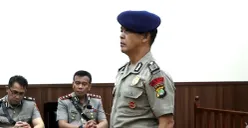 Driver Rantis Brimbo Bripka Rohmat dijatuhi sanksi demosi 7 tahun atas kematian driver ojol Affan Kurniawan. (Sumber: Dok Humas Mabes Polri)
