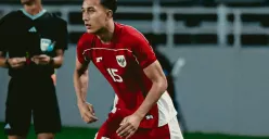 Miliano Jonathans debut bersama Timnas Indonesia pada laga melawan China Taipei, Jumat 5 September 2025. (Sumber: Instagram/@timnasindonesia)