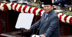 Potret Presiden Prabowo Subianto. (Sumber: Setneg)